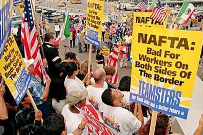 NAFTA-protest
