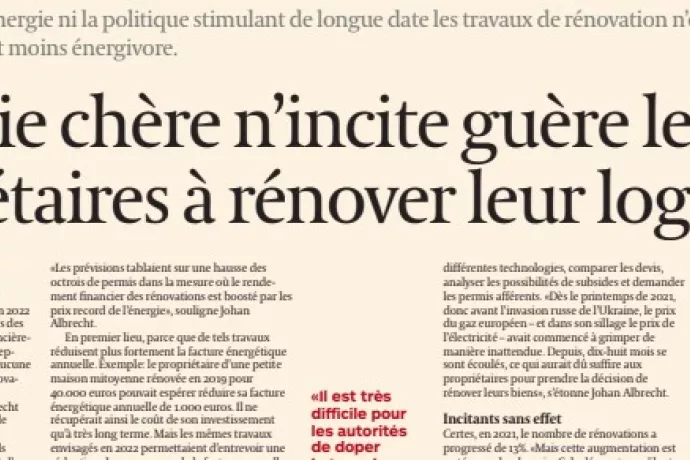 Article dans L'Echo