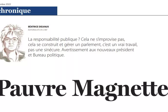 Pauvre Magnette