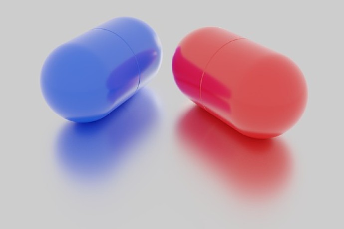 red and blue pill